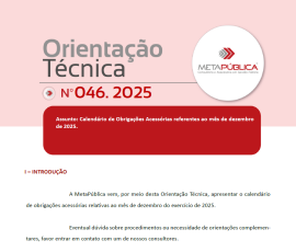 Imagem da notícia ORIENTAÇÃO TÉCNICA Nº 46/2025
